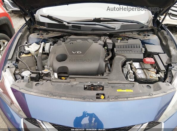 1N4AA6AP6GC433899 2016 NISSAN MAXIMA Blue Rear view