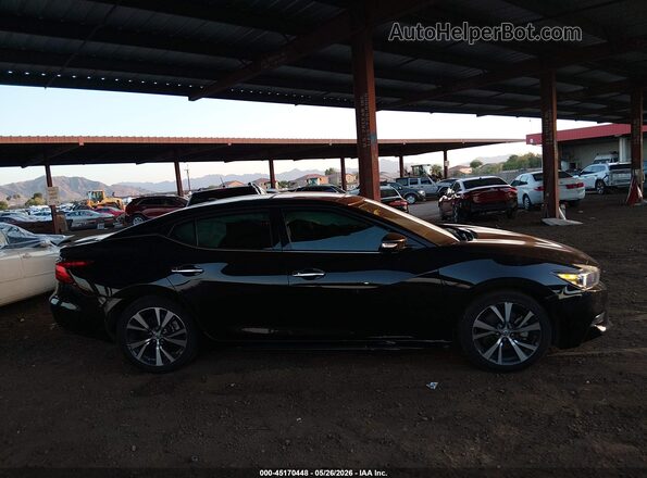1N4AA6AP6HC365251 2017 NISSAN MAXIMA Black Widok wnętrza z tyłu