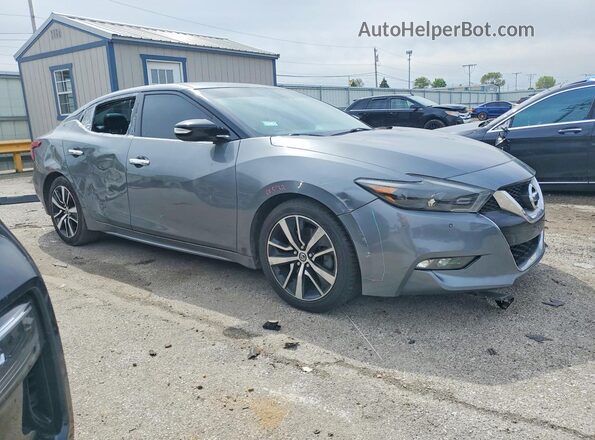 1N4AA6AP6HC445584 2017 NISSAN MAXIMA Gray Przód prawy