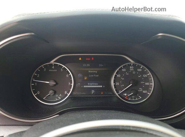 1N4AA6AP6HC445584 2017 NISSAN MAXIMA Gray Widok zestawu wskaźników