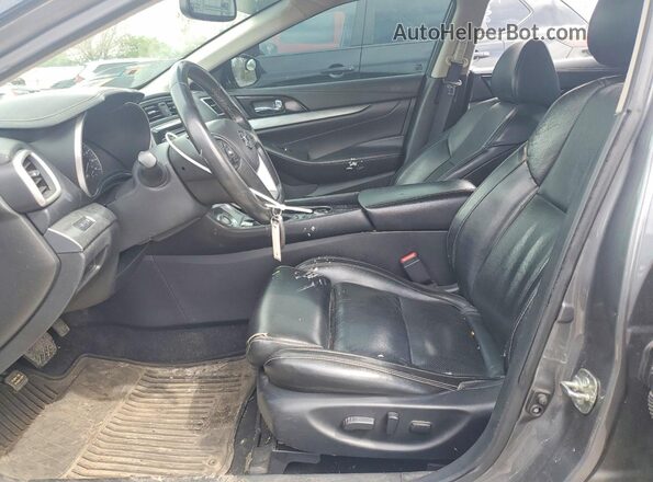 1N4AA6AP6HC445584 2017 NISSAN MAXIMA Gray Widok wnętrza z przodu