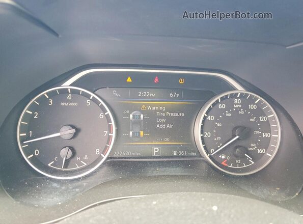 1N4AA6AP6HC454009 2017 NISSAN MAXIMA White Սարքավորումների վահանակի տեսք