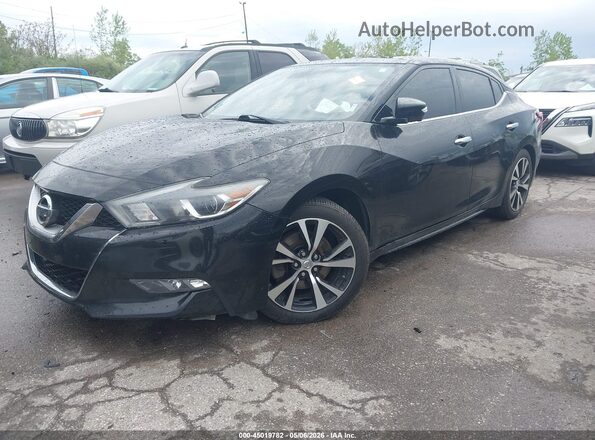 1N4AA6AP6HC457184 2017 NISSAN MAXIMA Black Vista tres cuartos delantera izquierda