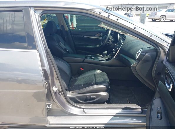 1N4AA6AP6HC457542 2017 NISSAN MAXIMA Gray Widok wnętrza z przodu