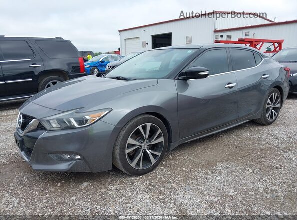 1N4AA6AP6JC402109 2018 NISSAN MAXIMA Gray Przód lewy