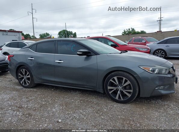 1N4AA6AP6JC402109 2018 NISSAN MAXIMA Gray Widok wnętrza z tyłu