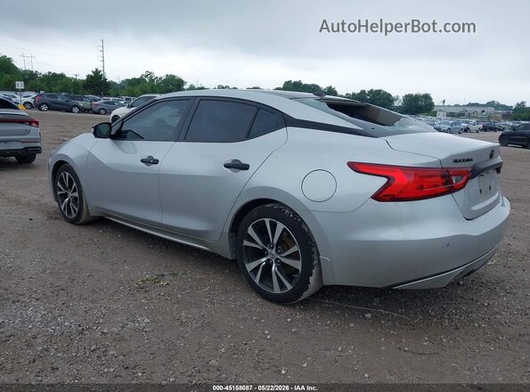 1N4AA6AP7GC386592 2016 NISSAN MAXIMA Серебряный Задняя левая четверть