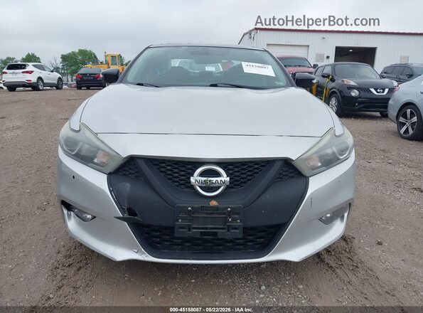1N4AA6AP7GC386592 2016 NISSAN MAXIMA Серебряный Вид щитка приборов
