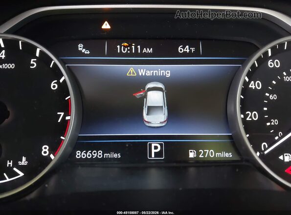 1N4AA6AP7GC386592 2016 NISSAN MAXIMA Серебряный 