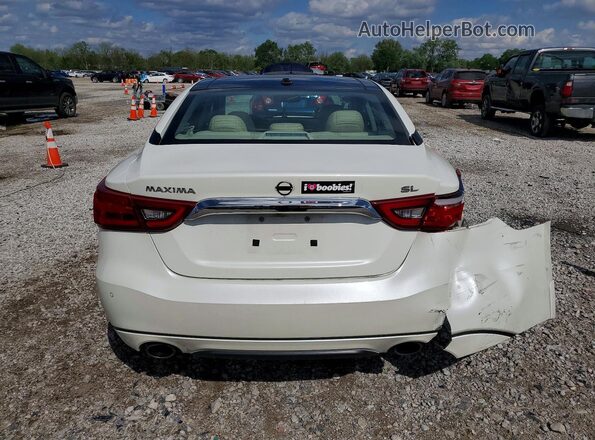 1N4AA6AP7HC365713 2017 NISSAN MAXIMA White Widok z tyłu