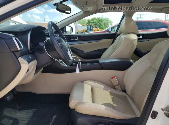 1N4AA6AP7HC365713 2017 NISSAN MAXIMA White Widok wnętrza z przodu