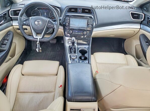 1N4AA6AP7HC365713 2017 NISSAN MAXIMA White Widok deski rozdzielczej
