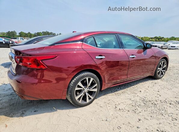 1N4AA6AP7HC385427 2017 NISSAN MAXIMA Maroon უკანა მარჯვენა