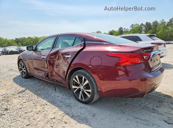 1N4AA6AP7HC385427 2017 NISSAN MAXIMA Maroon უკანა მარცხენა