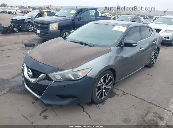 1N4AA6AP7JC367208 2018 NISSAN MAXIMA Gray Przód lewy