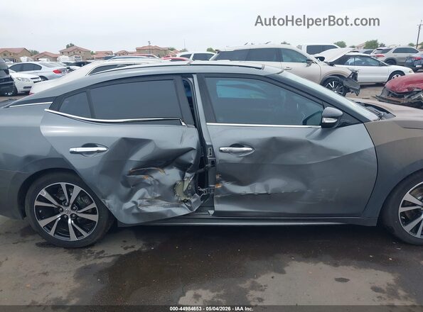 1N4AA6AP7JC367208 2018 NISSAN MAXIMA Gray Widok wnętrza z tyłu