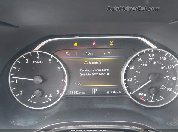 1N4AA6AP7JC367208 2018 NISSAN MAXIMA Gray Widok tylnych siedzeń
