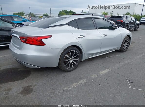 1N4AA6AP7JC374403 2018 NISSAN MAXIMA Silver Trasero derecho