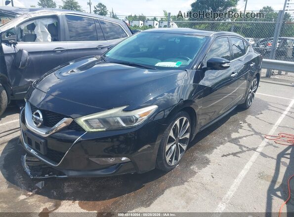1N4AA6AP8GC377044 2016 NISSAN MAXIMA Black Передня ліва чверть