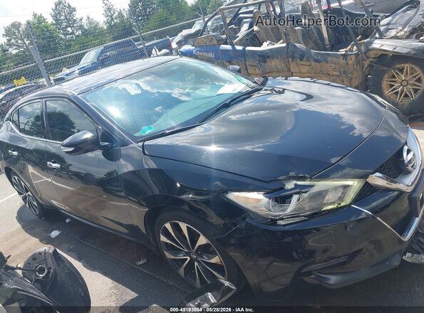 1N4AA6AP8GC377044 2016 NISSAN MAXIMA Black Вид задньої частини салону