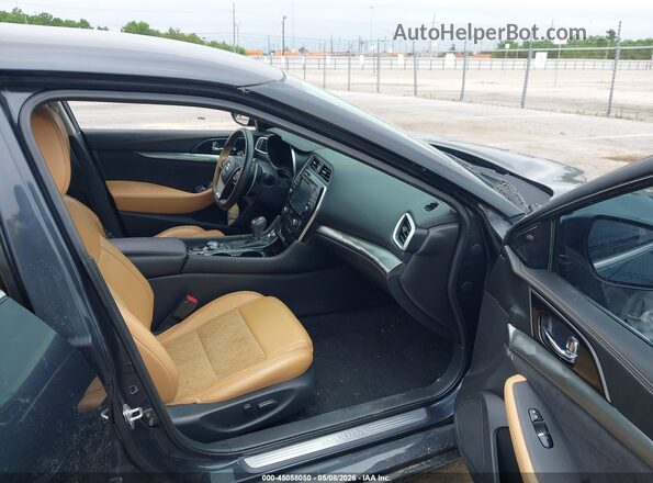 1N4AA6AP8GC388061 2016 NISSAN MAXIMA Blue Front interior view