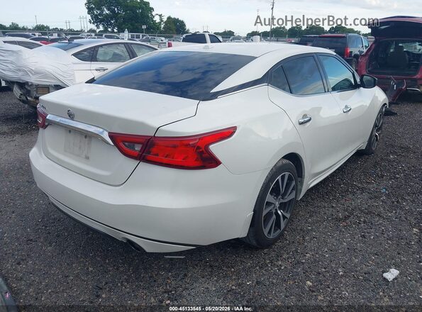 1N4AA6AP8GC388402 2016 NISSAN MAXIMA Белый Задняя правая четверть