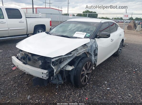 1N4AA6AP8GC388402 2016 NISSAN MAXIMA Белый Передняя левая четверть