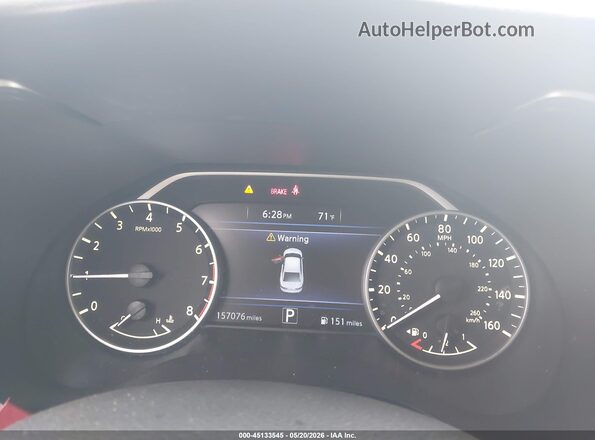 1N4AA6AP8GC388402 2016 NISSAN MAXIMA Белый Вид задних сидений