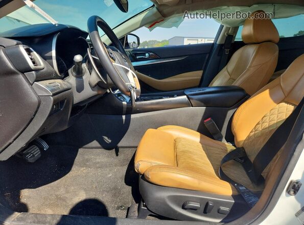 1N4AA6AP8GC392840 2016 NISSAN MAXIMA White Widok wnętrza z przodu