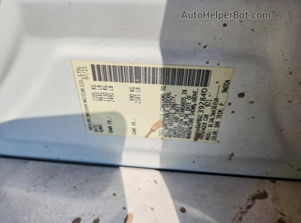 1N4AA6AP8GC392840 2016 NISSAN MAXIMA White Widok komory silnika
