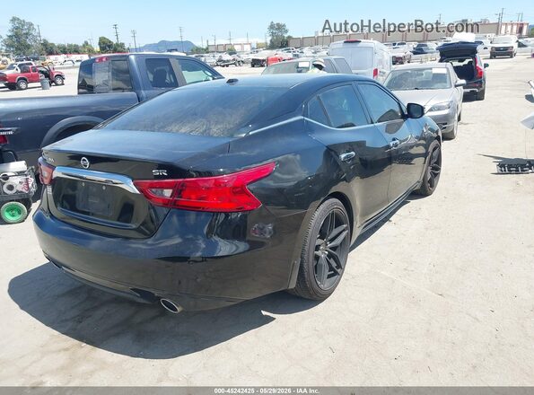 1N4AA6AP8GC448081 2016 NISSAN MAXIMA Black უკანა მარჯვენა