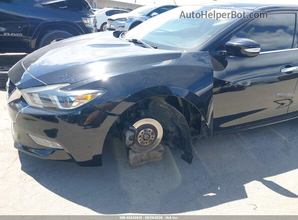 1N4AA6AP8GC448081 2016 NISSAN MAXIMA Black წინა ხედი