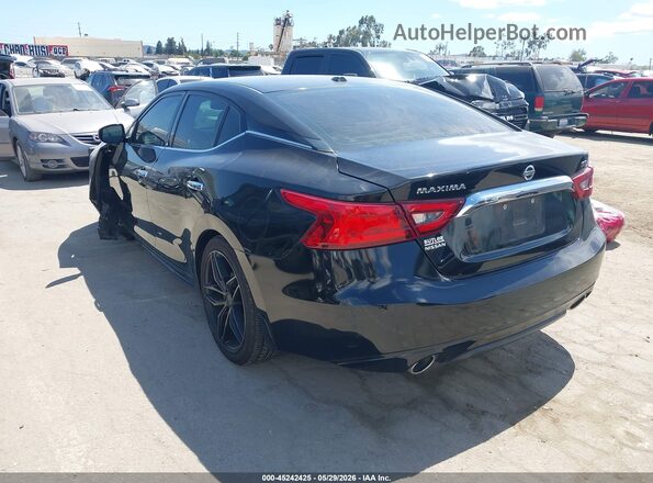 1N4AA6AP8GC448081 2016 NISSAN MAXIMA Black უკანა მარცხენა