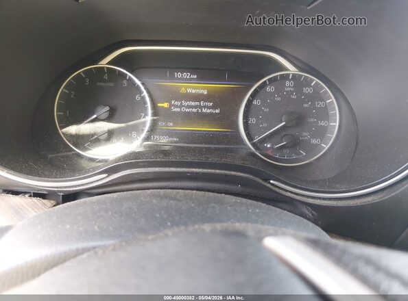 1N4AA6AP8HC433579 2017 NISSAN MAXIMA Gray უკანა სავარძლების ხედი