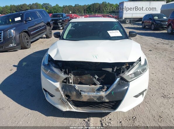 1N4AA6AP8JC372255 2018 NISSAN MAXIMA White Вид задньої частини салону
