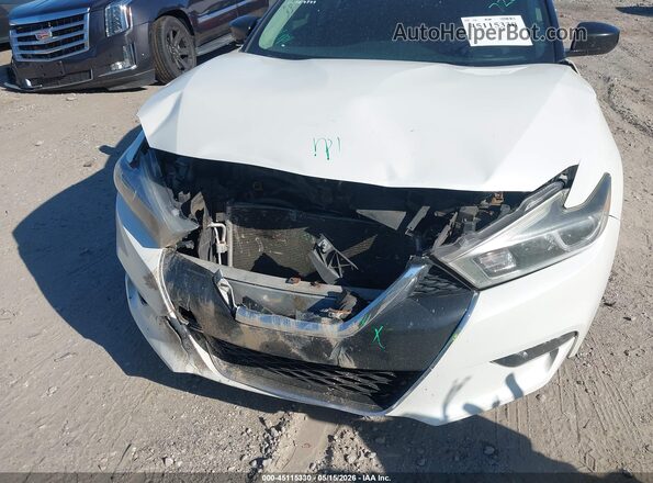 1N4AA6AP8JC372255 2018 NISSAN MAXIMA White Вид спереду