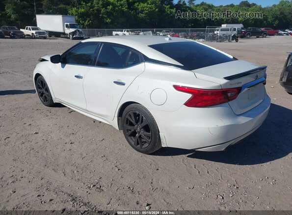 1N4AA6AP8JC372255 2018 NISSAN MAXIMA White Задня ліва чверть