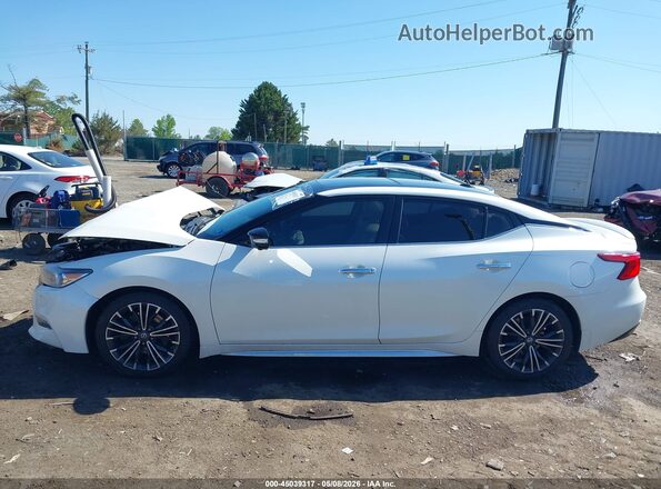 1N4AA6AP8JC392599 2018 NISSAN MAXIMA Белый 