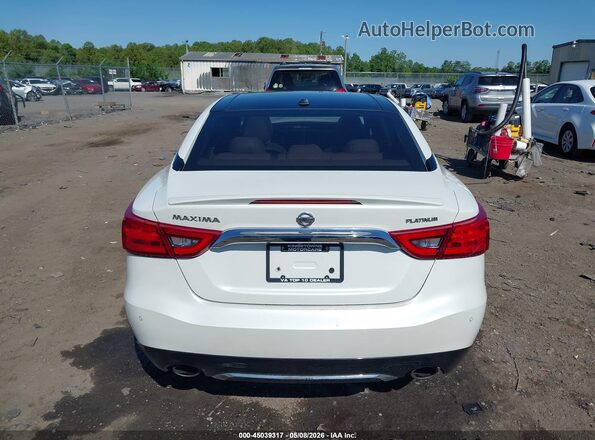 1N4AA6AP8JC392599 2018 NISSAN MAXIMA Белый 