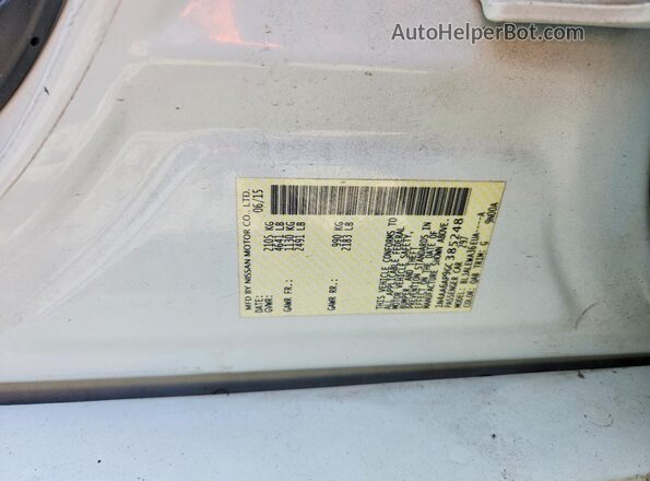 1N4AA6AP9GC385248 2016 NISSAN MAXIMA White ძრავის განყოფილების ხედი