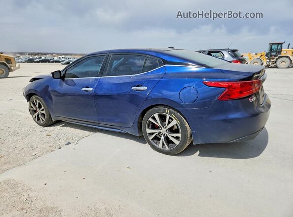 1N4AA6AP9GC400783 2016 NISSAN MAXIMA Blue Հետևի ձախ