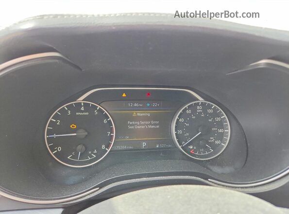 1N4AA6AP9GC400783 2016 NISSAN MAXIMA Blue Սարքավորումների վահանակի տեսք