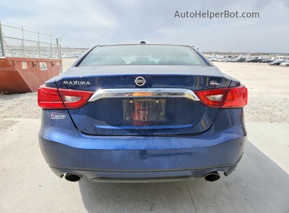 1N4AA6AP9GC400783 2016 NISSAN MAXIMA Blue Հետևի տեսք