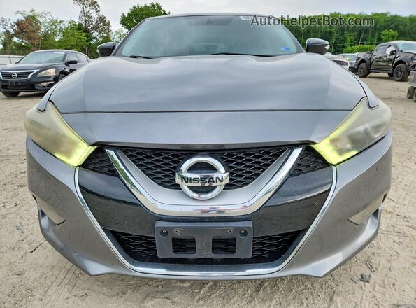 1N4AA6AP9GC404509 2016 NISSAN MAXIMA Gray Front view
