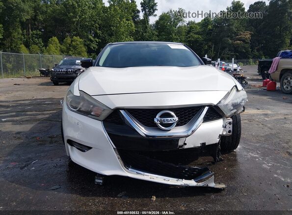 1N4AA6AP9HC437186 2017 NISSAN MAXIMA White Instrument cluster view