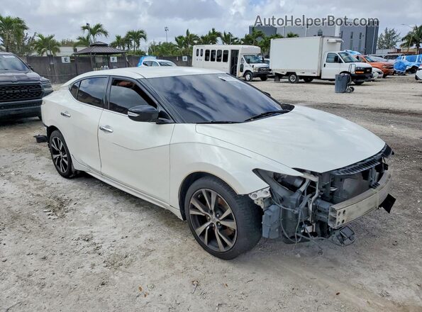 1N4AA6AP9HC456532 2017 NISSAN MAXIMA White Przód prawy