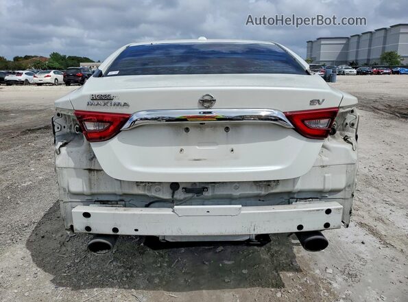 1N4AA6AP9HC456532 2017 NISSAN MAXIMA White Widok z tyłu