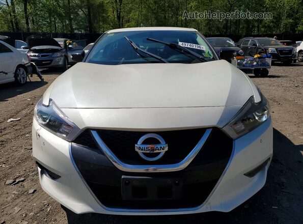 1N4AA6AP9JC366870 2018 NISSAN MAXIMA White Front view