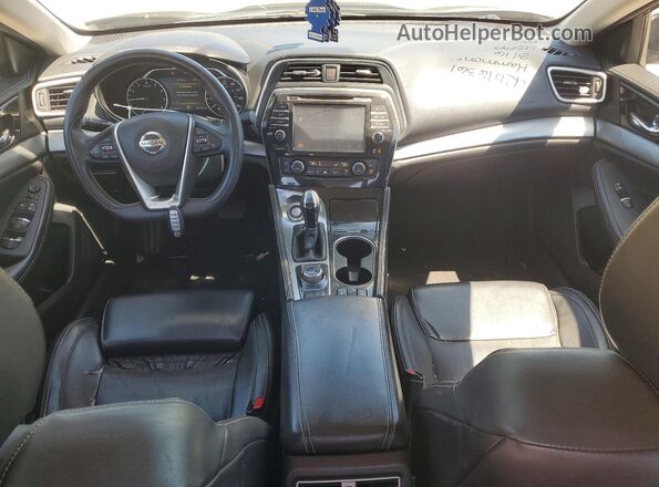1N4AA6AP9JC381966 2018 NISSAN MAXIMA Black Widok deski rozdzielczej