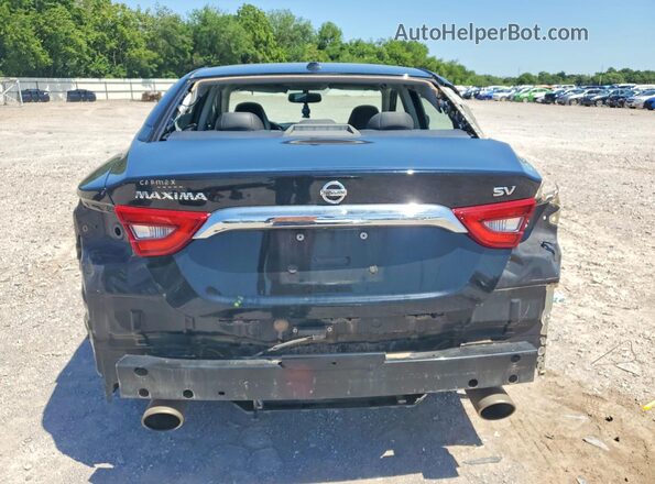 1N4AA6AP9JC381966 2018 NISSAN MAXIMA Black Widok z tyłu